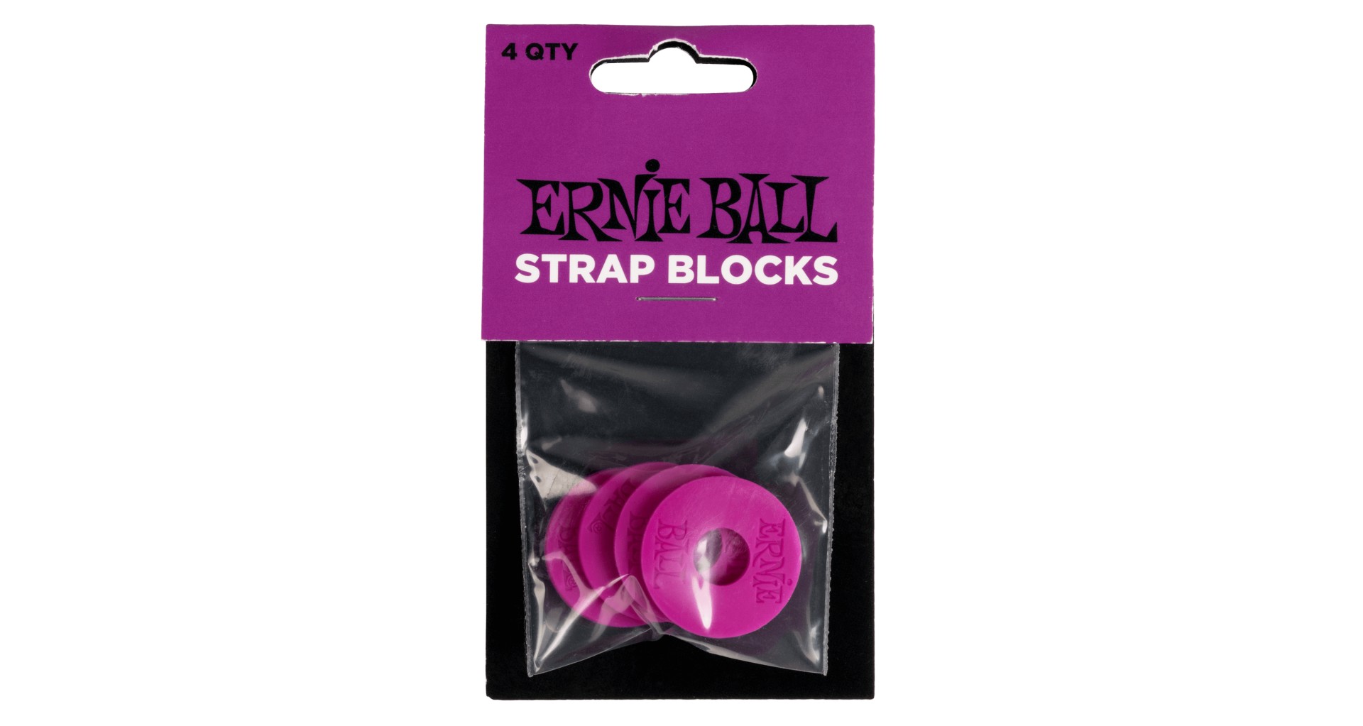 Ernie Ball Strap Blocks 4pk Purple Strap blocks Zeedo Shop