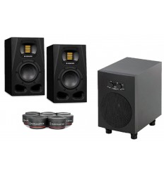 2 x ADAM Audio A4V + Sub8 + Iso Puck Mini