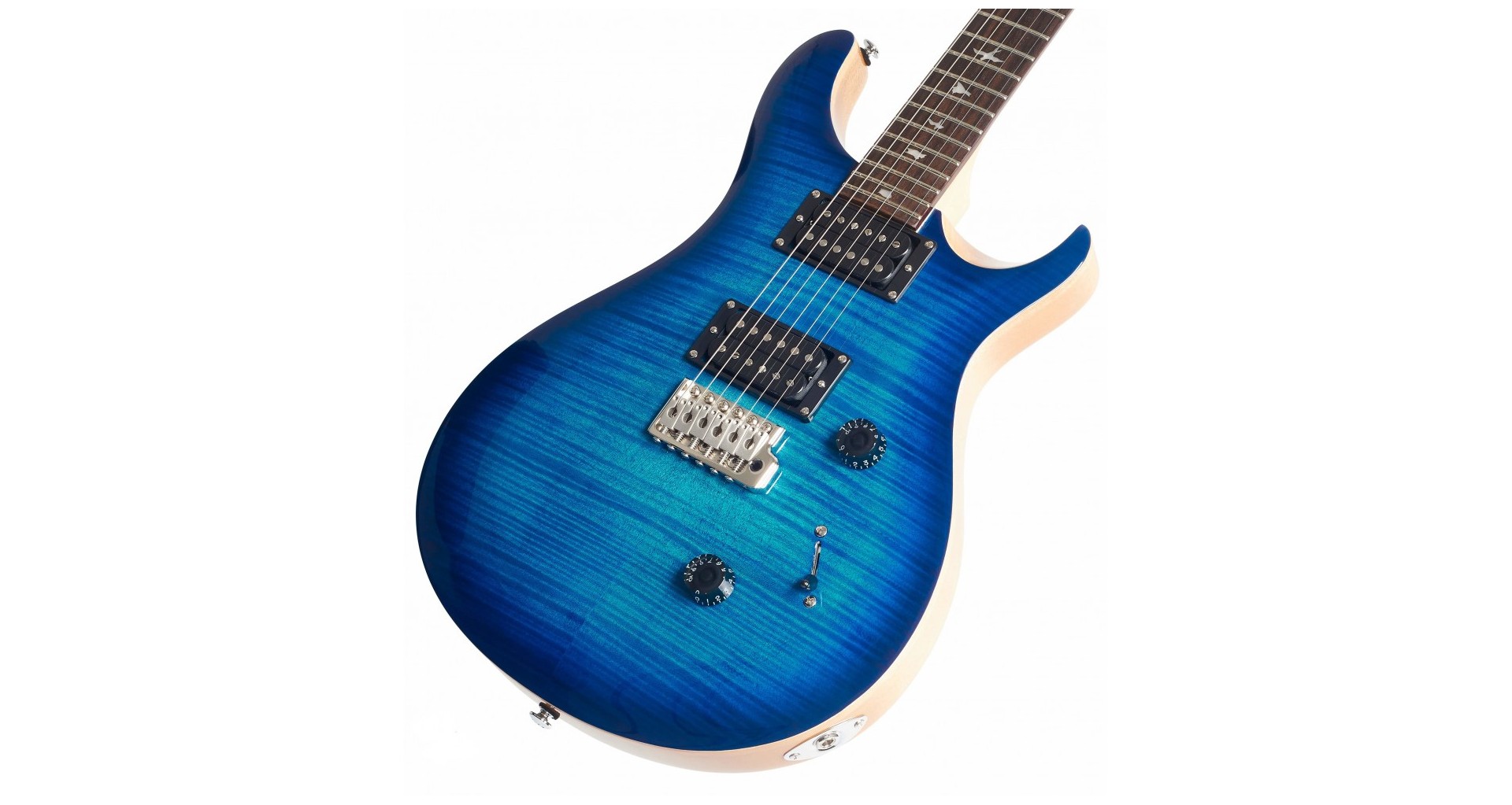 PRS Guitars SE Custom 24 Faded Blue Burst Chitara electrica