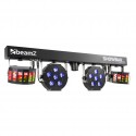 Beamz SHOWBAR BATTERY 2X DERBY, 2X PAR