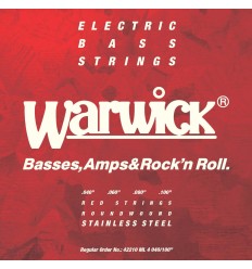 Warwick Red Label Bass String Set Stainless Steel .040-.100