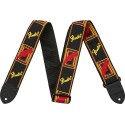 Fender Monogrammed Black/Yellow/Red