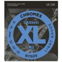 D-Addario ECG25 Chromes Flat Wound Light 12-52
