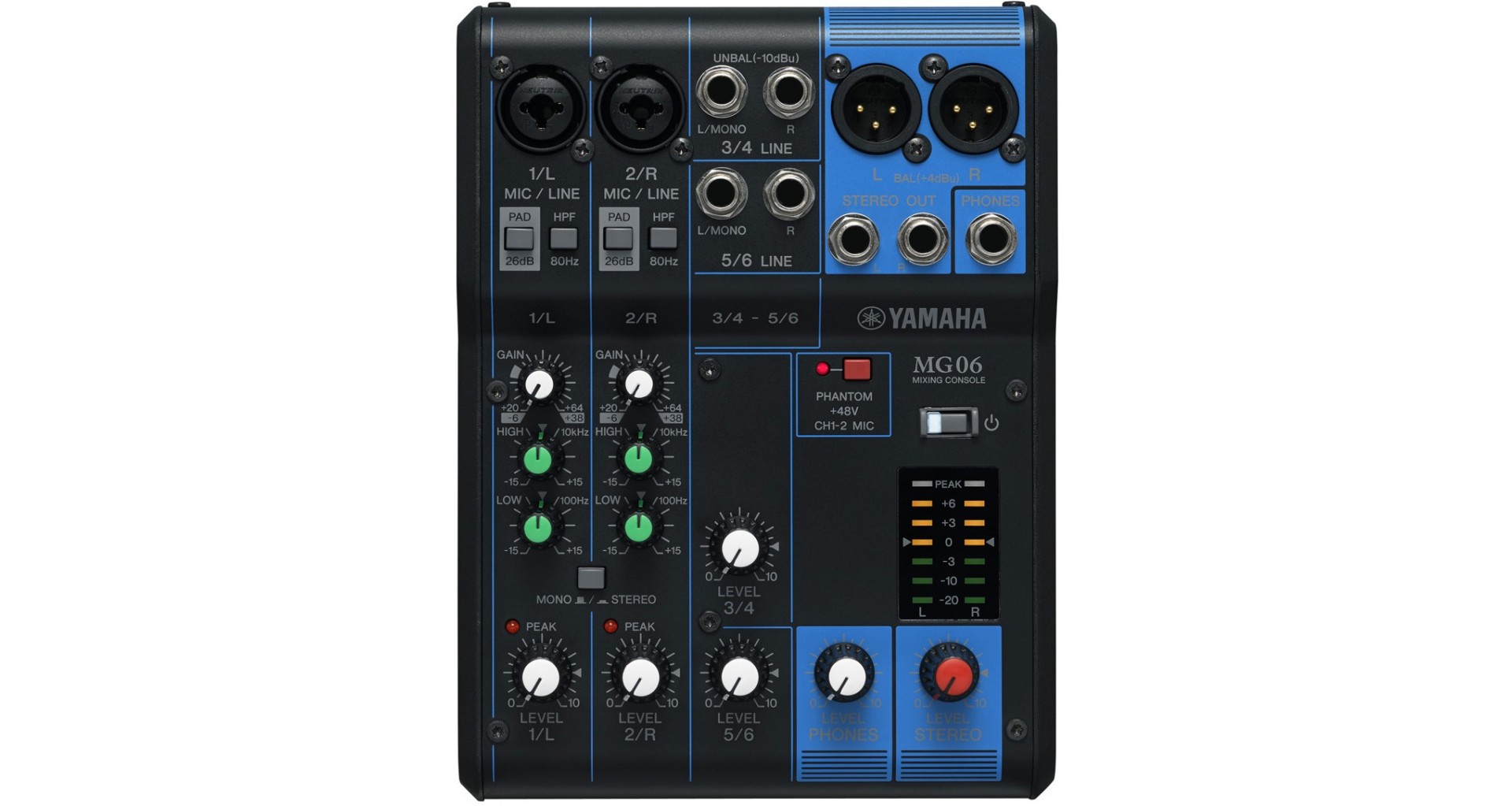 Yamaha MG 06 Mixer analogic - Zeedo Shop