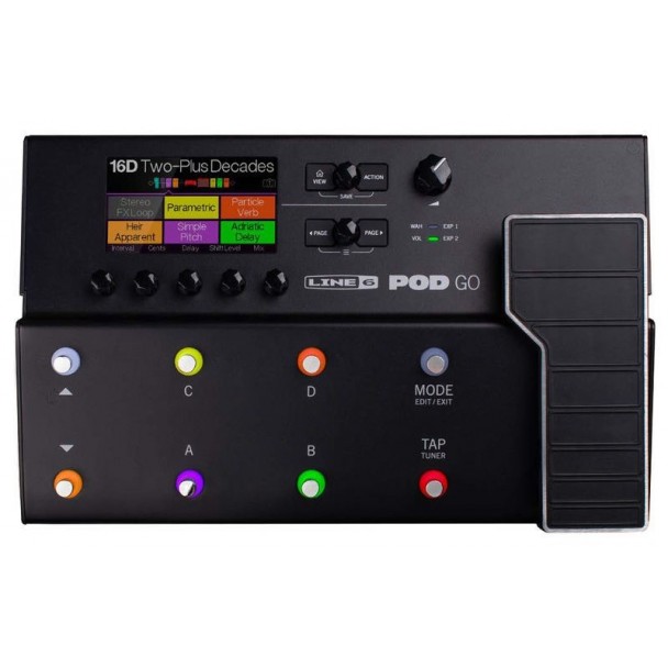 ベース LINE6 POD GO Line6 POD Go Procesor pentru chitara si bass - Zeedo Shop