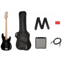 Fender Squier Affinity Series Precision Bass PJ BLK Pack