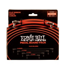 Ernie Ball Flat Ribbon Pedalboard Multi-Pack - Red