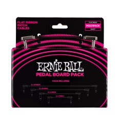 Ernie Ball Flat Ribbon Pedalboard Multi-Pack - Black