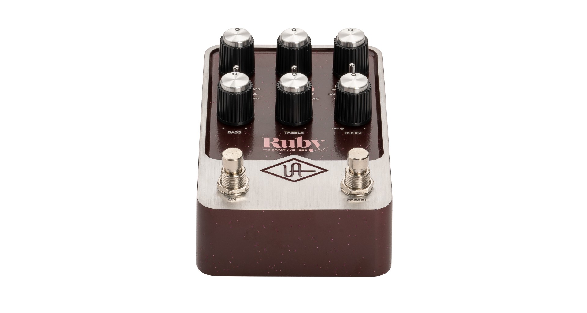 Universal Audio UAFX Ruby 63 Top Boost Amplifier Pedala