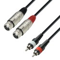 Adam Hall 3Star 2 x XLR - 2 x RCA 1 m