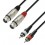 Adam Hall 3Star 2 x XLR - 2 x RCA 3 m