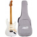 JET Guitars JS-300 OW, SSS + Husa