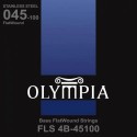 Olympia FLS4B-45100 FlatWound Otel 45-100
