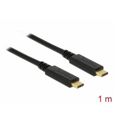 Delock USB 3.1 Gen 2 (10 Gbps) 1 m PD 3 A E-Marker 83661