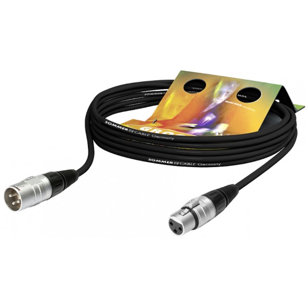 Sommer Cable SGHN-0050-SW Stage 22 Highflex Black 0.5m