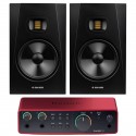 2 x ADAM Audio T8V + Focusrite Scarlett 2i2 4th Gen