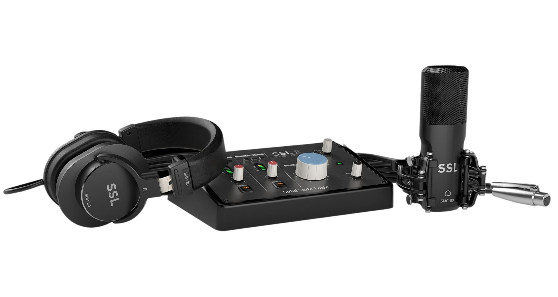 SSL SSL2 Recording Pack Pachet Home Studio - Zeedo Shop