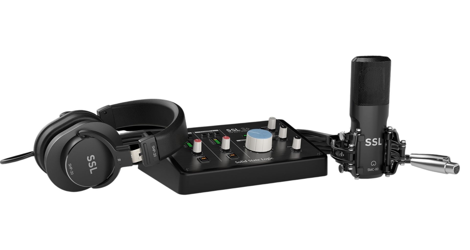 SSL SSL2+ Recording Pack Pachet Home Studio - Zeedo Shop