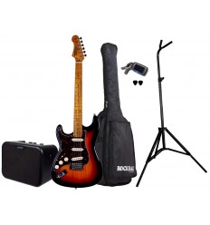 Pachete Zeedo Shop JET Guitars JS-300 SB LH + Combo portabil si Accesorii