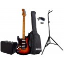 JET Guitars JS-300 SB LH + Combo portabil si Accesorii