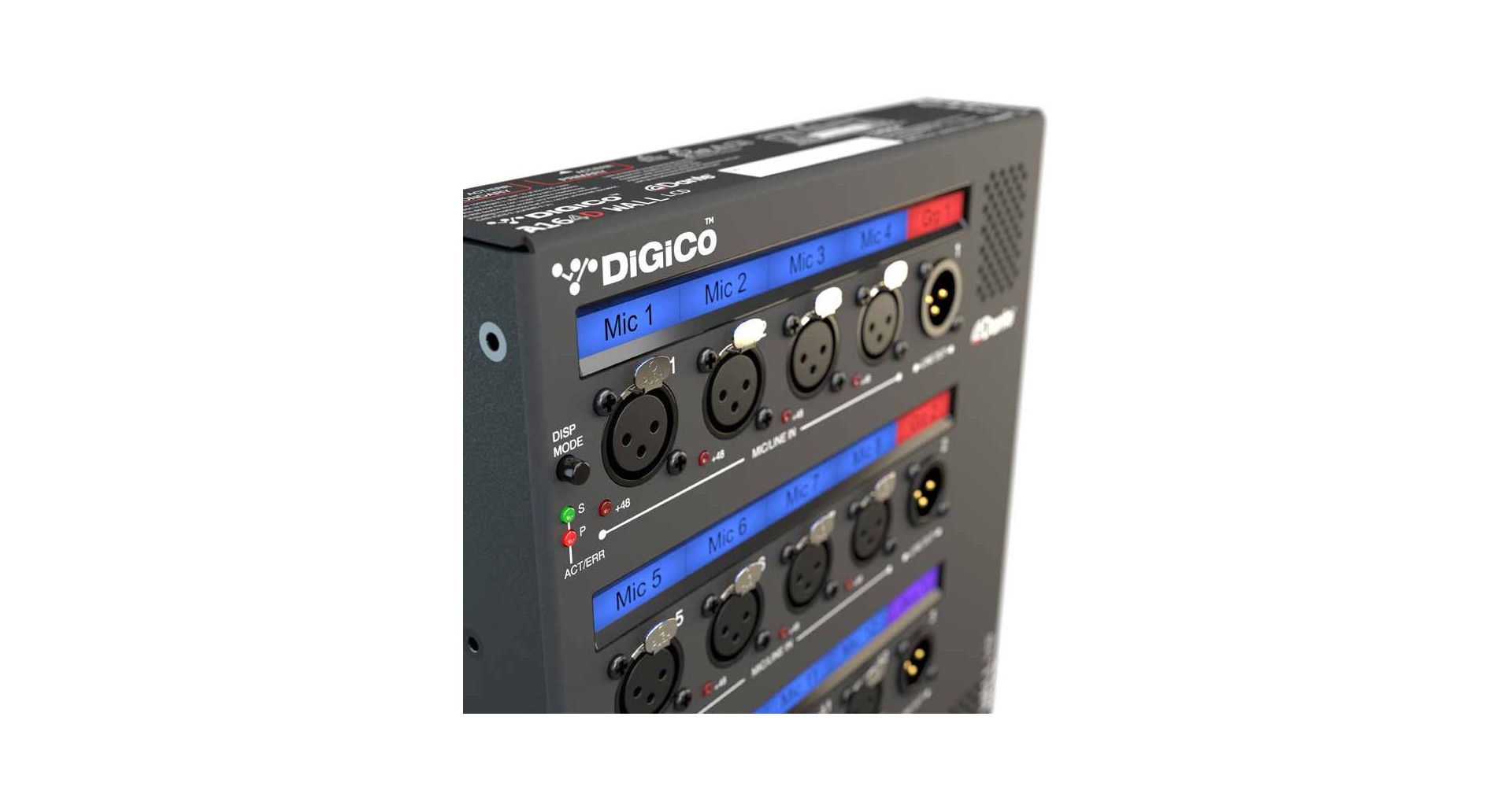 DiGiCo Dante A164D Wall LCD Stagebox - Zeedo Shop