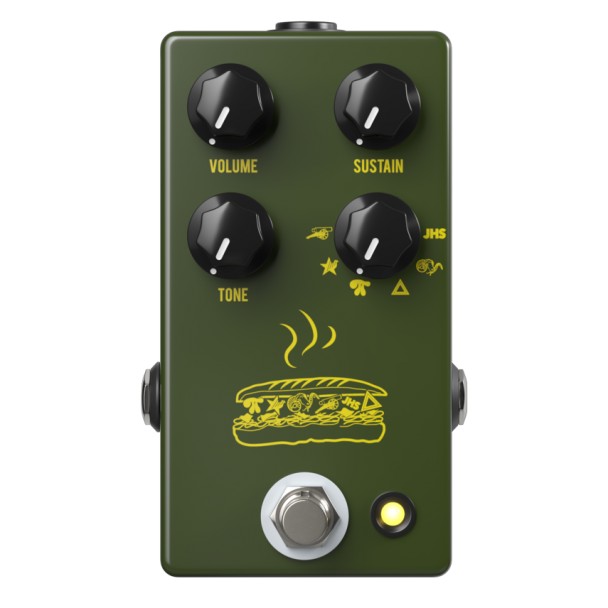JHS Pedals Muffuletta Army Green Pedala Fuzz - Zeedo Shop JHS Pedals Muffuletta Army Green Pedala Fuzz - Zeedo Shop