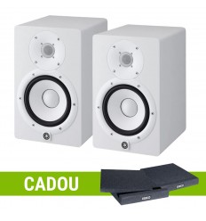 2 x Yamaha HS7 White + IsoPads 8