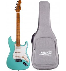 JET Guitars JS-300 SFG, SSS + Husa