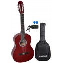 GewaPure VGS Basic 4/4 Rosu + Husa, Tuner si Pene