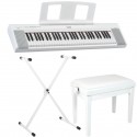 Yamaha NP-15 White + stativ & scaun