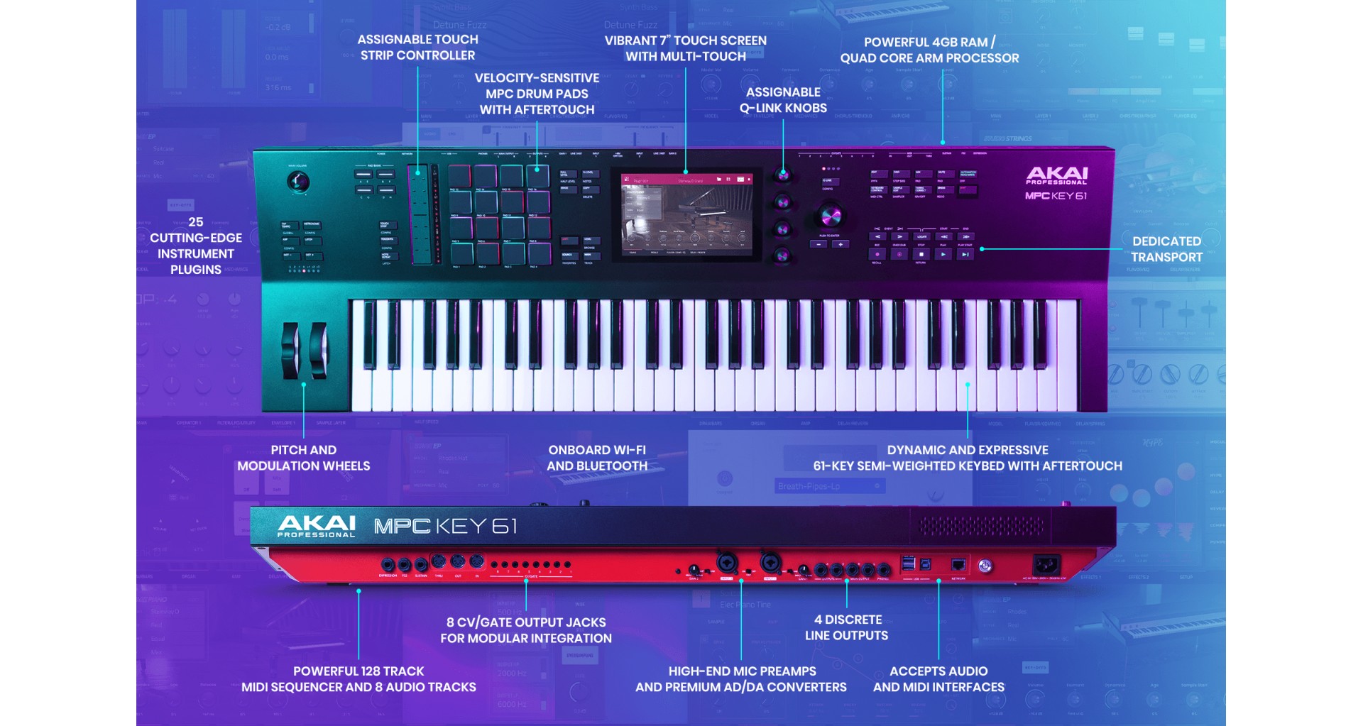 Akai MPC Key 61 - Workstation - Zeedo Shop