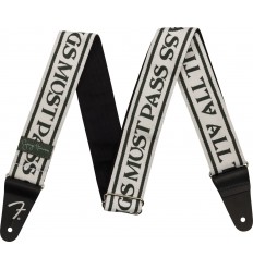 Fender George Harrison All Things Must Pass Logo, White/Black, 2"