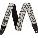Fender George Harrison All Things Must Pass Logo, White/Black, 2"