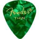 Fender Premium Celluloid 351 Shape Thin Green, 12-Pack