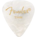 Fender Premium Celluloid 351 Shape Thin White, 12-Pack