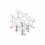 Milos Pro-30 Square G Truss - T-Cross 3-way - 500 mm - Silver