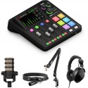 Pachet Podcast Solo + RODECaster Duo