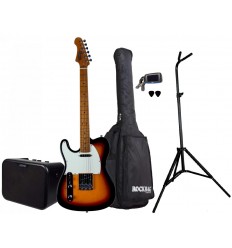 Pachete Zeedo Shop JET Guitars JT-300 SB LH + Combo portabil si Accesorii