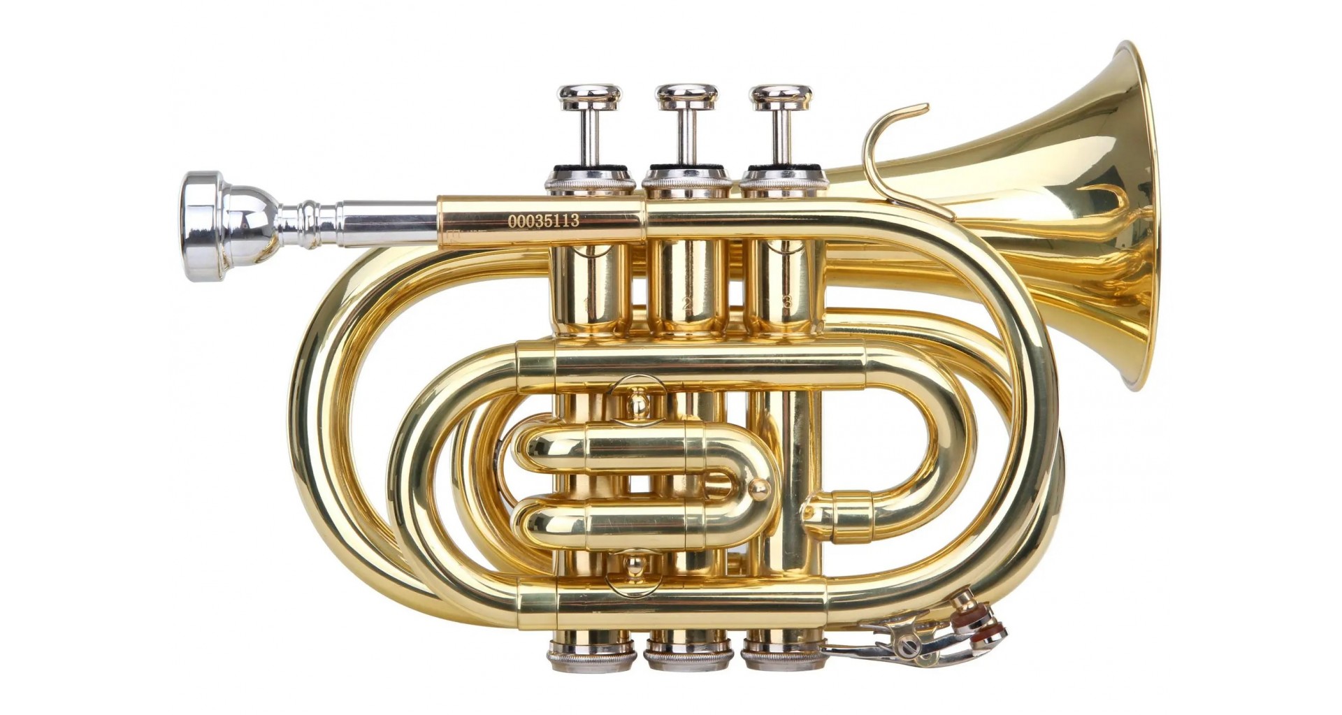 Classic Cantabile Brass TT-400 Bb Pocket Trumpet Trompeta