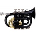 Classic Cantabile Brass TT-400 Bb Pocket Trumpet Black
