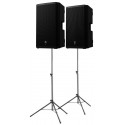 2 x Electro Voice ZLX 15P G2 + Stative