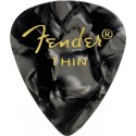Fender Premium Celluloid 351 Shape Black Moto Thin