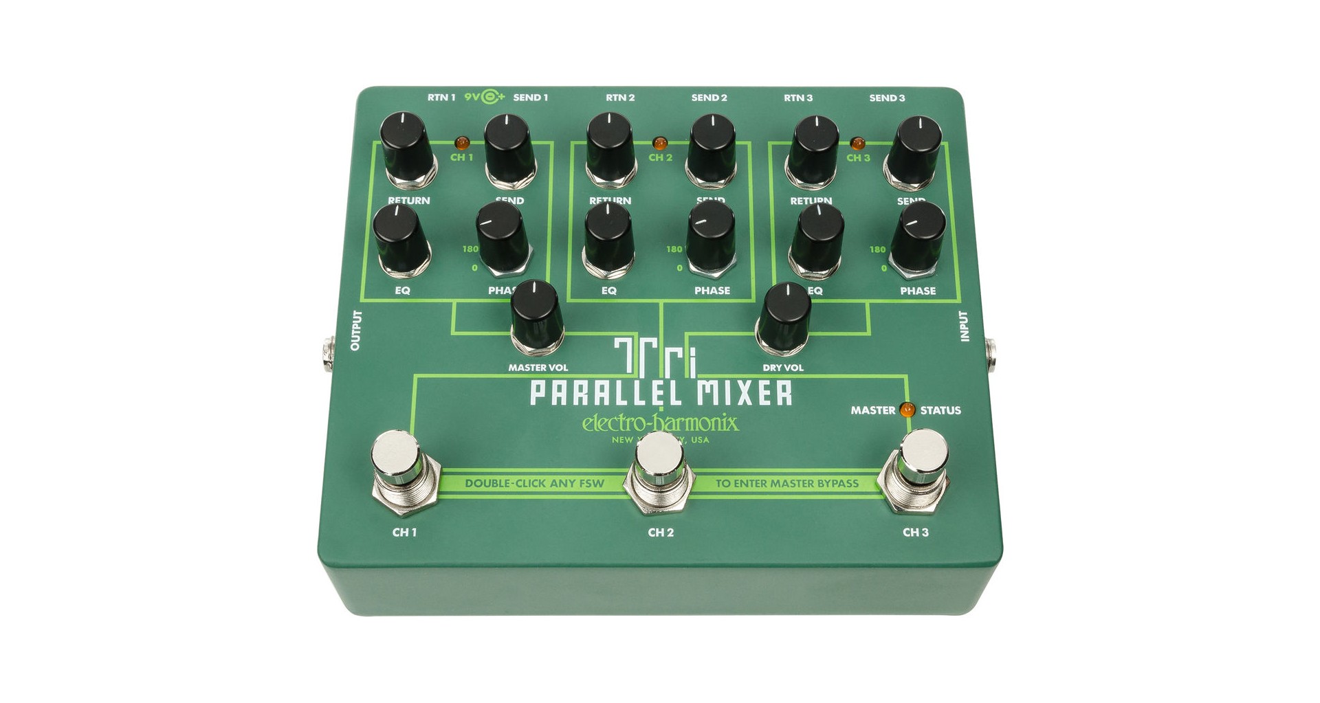 Electro Harmonix Tri Parallel Mixer Comutator si mixer pentru loop