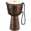 Meinl Professional African Style Djembe - 12 inch African Queen Carving PROADJ4-L