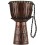 Meinl Professional African Style Djembe - 12 inch African Queen Carving PROADJ4-L