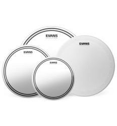 Evans EPP-EC2SHDD-R EC2S Clear Rock Pack (10, 12, 16) + 14 HD Dry Snare Batter