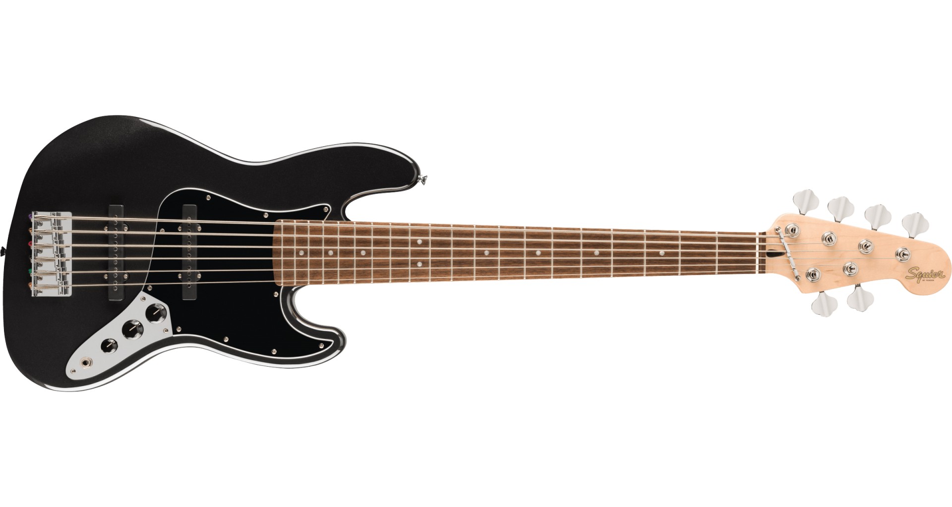 Fender Squier Affinity Jazz Bass VI LRL Black Metallic Chitara