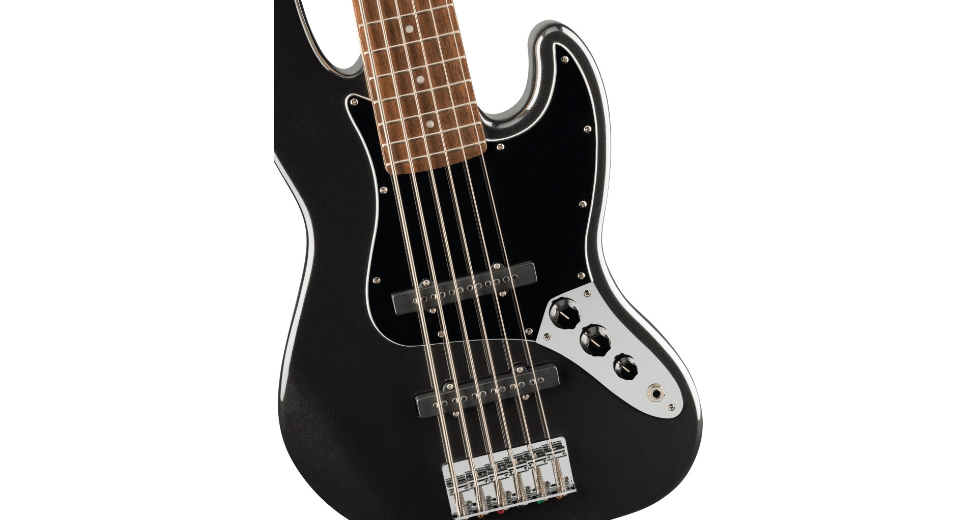 Fender Squier Affinity Jazz Bass VI LRL Black Metallic Chitara