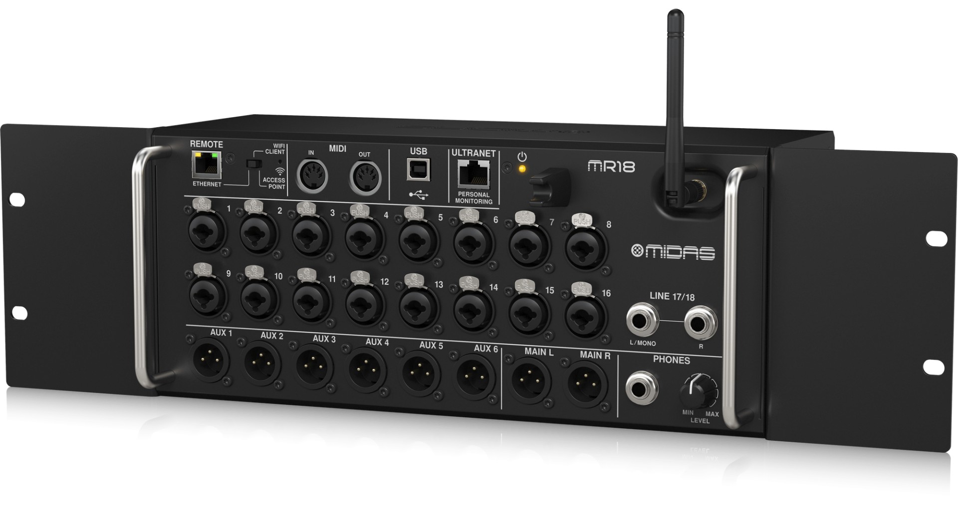 Mi Midas MR18 Mixer audio digital - Zeedo Shop