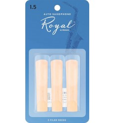 D-Addario Royal Alto Sax Reeds Strength 1.5, 3-pack RJB0315